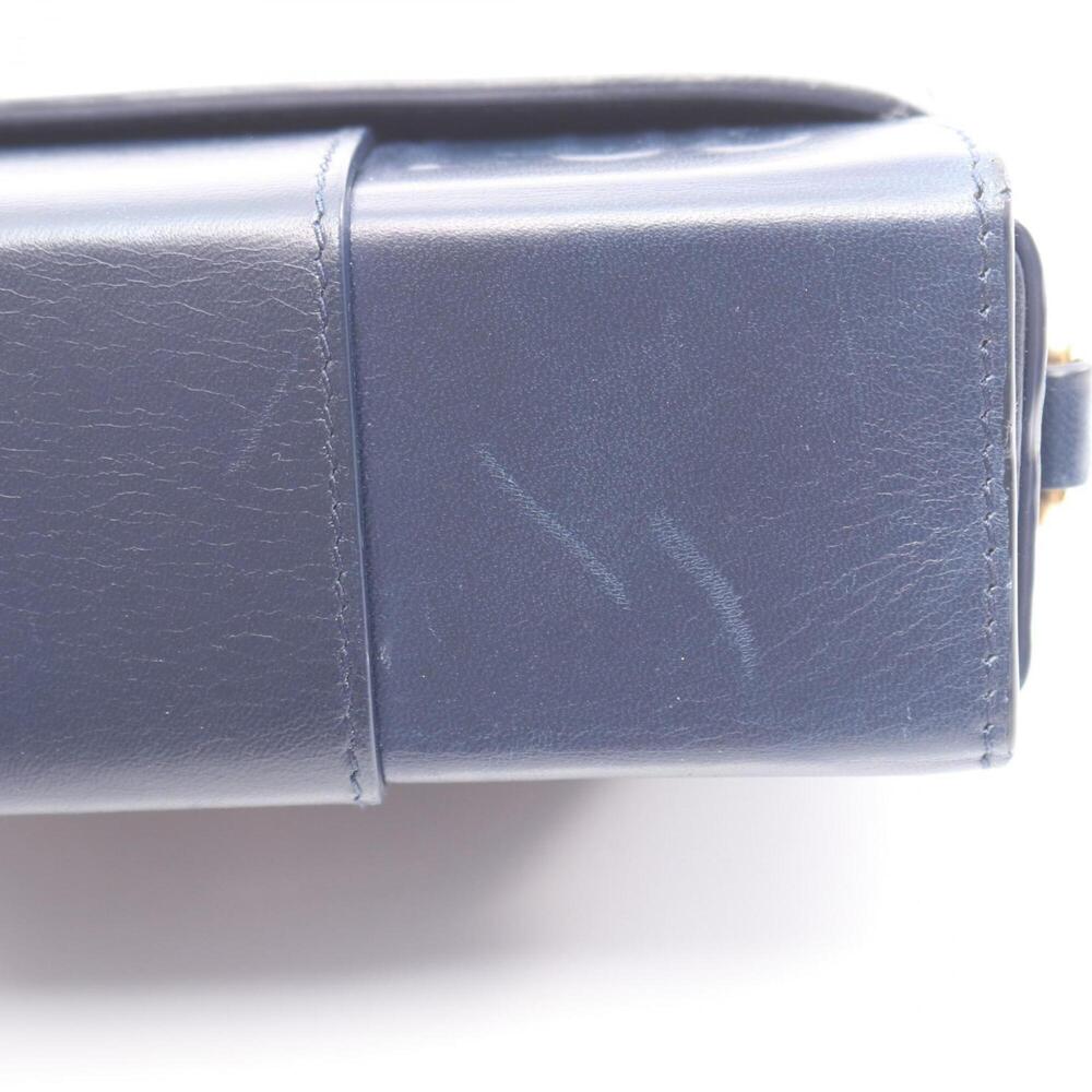 CHRISTIAN DIOR Blue Leather Shoulder Bag - Picture 6 of 10